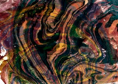 Marbled abstract background. Liquid marble pattern. Colorful marble backdrop Stock Illustration