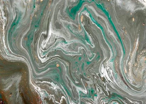 Marbled abstract background. Liquid marble pattern. Colorful marble backdrop Stock Illustration