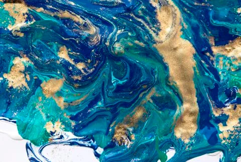 Marbled abstract background. Liquid marble pattern. Colorful marble backdrop Stock Illustration