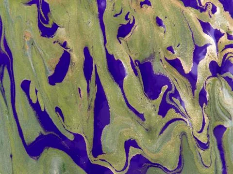 Marbled abstract background. Liquid marble golden pattern. Colorful marble Stock Illustration