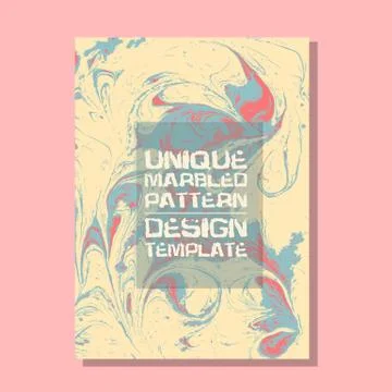 Marbled abstract background. Liquid marble pattern. Vector fluid texture Illustrazione stock