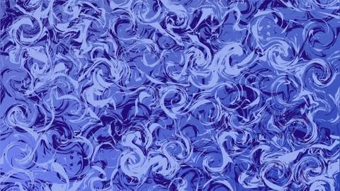 Marbled blue abstract background. Liquid marble pattern. Stock-Illustration