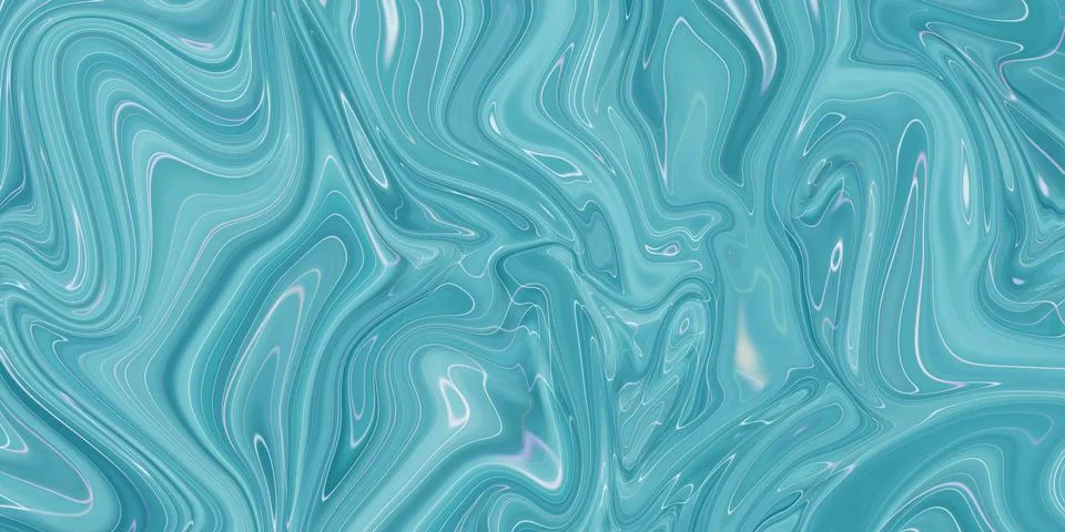 Marbled blue abstract background. Liquid marble pattern. Stock Illustration