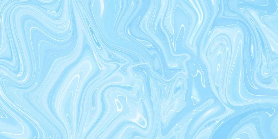 Marbled blue abstract background. Liquid marble pattern. Stock Illustration