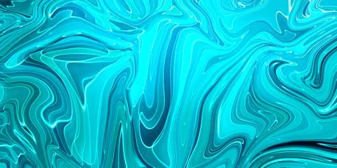 Marbled blue abstract background. Liquid marble pattern. Stock Illustration