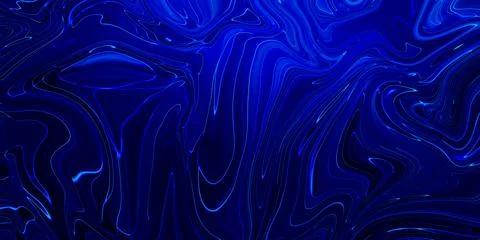 Marbled blue abstract background. Liquid marble pattern. Stock Illustration