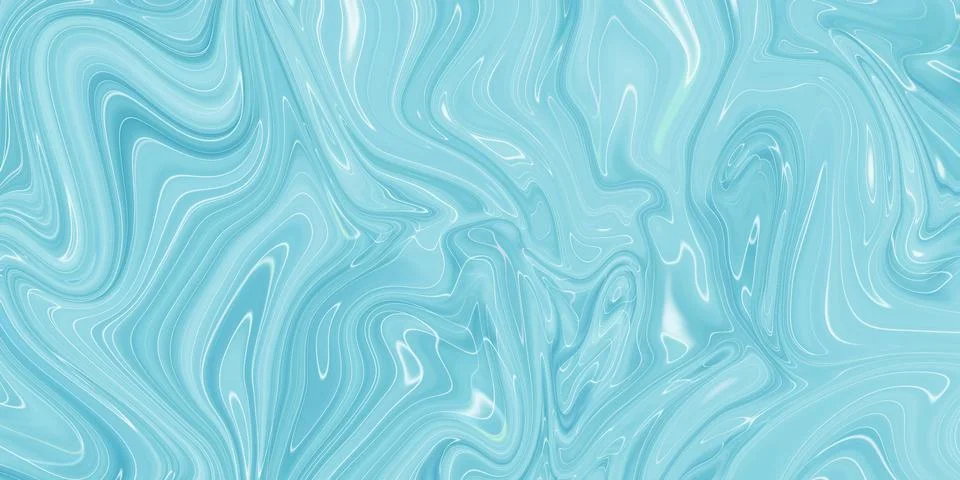 Marbled blue abstract background. Liquid marble pattern. Stock Illustration