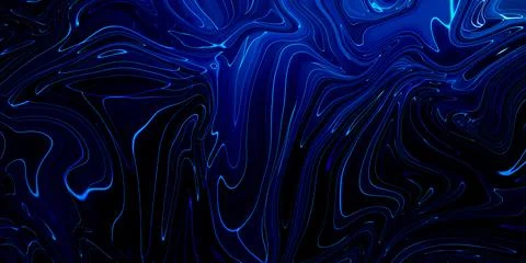 Marbled blue abstract background. Liquid marble pattern. Stock Illustration