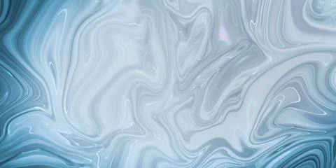 Marbled blue abstract background. Liquid marble pattern. Stock Illustration