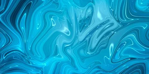 Marbled blue abstract background. Liquid marble pattern. Illustrazione stock