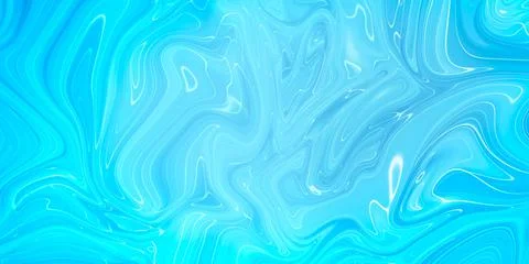 Marbled blue abstract background. Liquid marble pattern. Stock Illustration