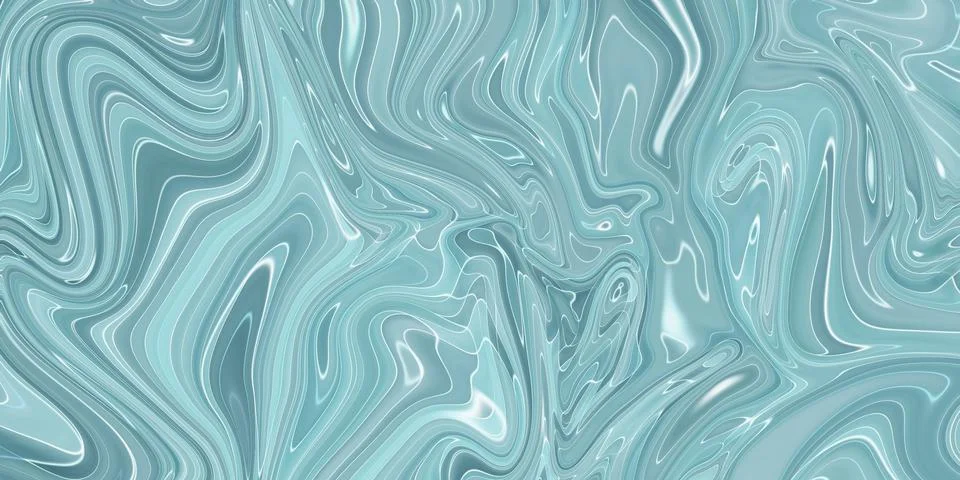 Marbled blue abstract background. Liquid marble pattern. Stock Illustration