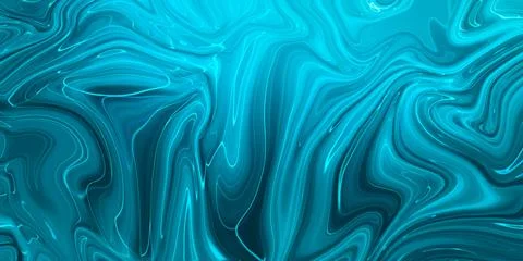 Marbled blue abstract background. Liquid marble pattern. Stock Illustration