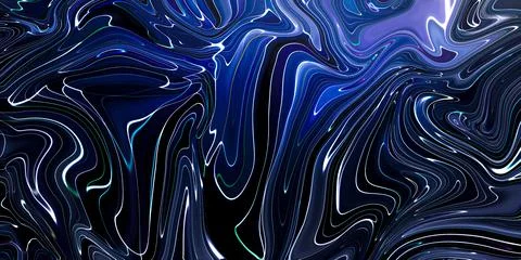Marbled blue abstract background. Liquid marble pattern. Stock Illustration