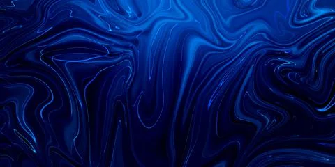 Marbled blue abstract background. Liquid marble pattern. Stock Illustration