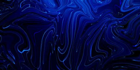 Marbled blue abstract background. Liquid marble pattern. Stock Illustration