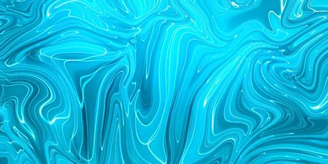 Marbled blue abstract background. Liquid marble pattern. Stock Illustration