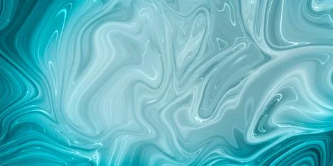 Marbled blue abstract background. Liquid marble pattern. Stock Illustration
