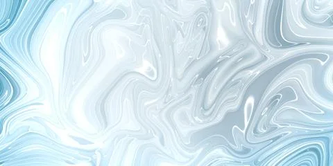 Marbled blue abstract background. Liquid marble pattern. Stock Illustration