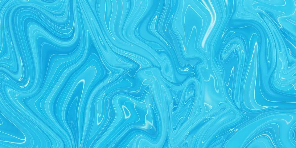 Marbled blue abstract background. Liquid marble pattern. Stock Illustration
