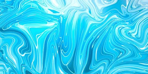 Marbled blue abstract background. Liquid marble pattern. Stock Illustration