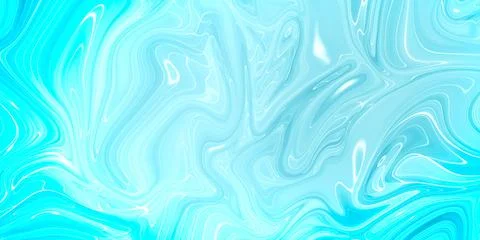 Marbled blue abstract background. Liquid marble pattern. Stock Illustration