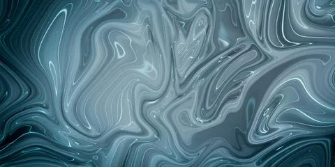 Marbled blue abstract background. Liquid marble pattern. Stock Illustration