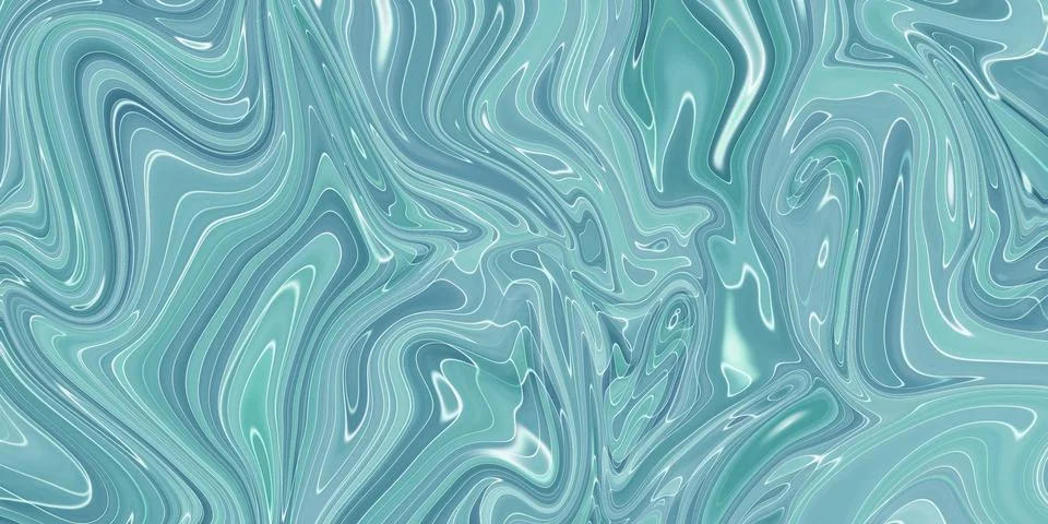 Marbled blue abstract background. Liquid marble pattern. Stock Illustration
