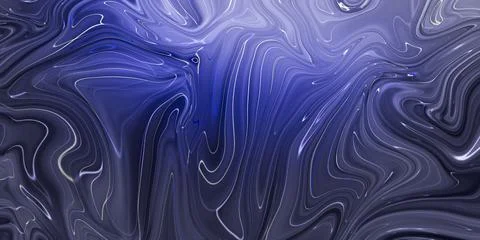 Marbled blue abstract background. Liquid marble pattern. Stock Illustration