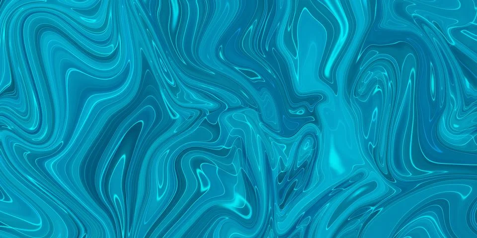Marbled blue abstract background. Liquid marble pattern. Stock Illustration