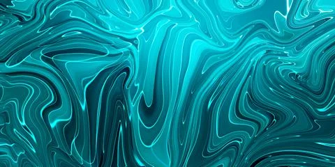 Marbled blue abstract background. Liquid marble pattern. Stock Illustration