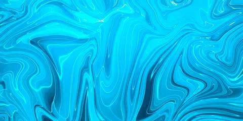 Marbled blue abstract background. Liquid marble pattern. Stock Illustration