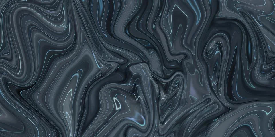 Marbled blue abstract background. Liquid marble pattern. Stock Illustration