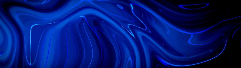 Marbled blue abstract background. Liquid marble pattern. Stock Illustration