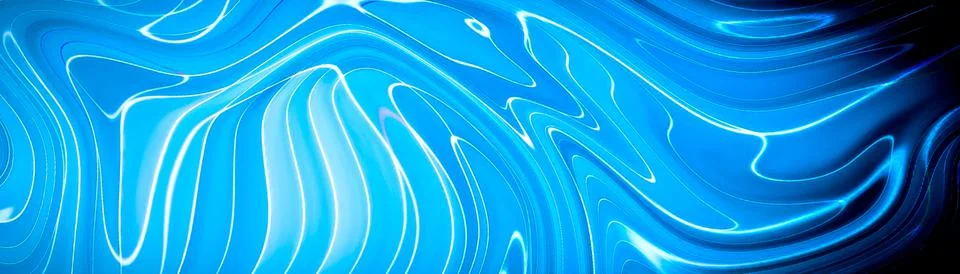 Marbled blue abstract background. Liquid marble pattern. Stock Illustration