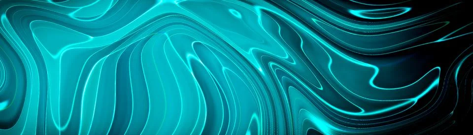 Marbled blue abstract background. Liquid marble pattern. Stock Illustration
