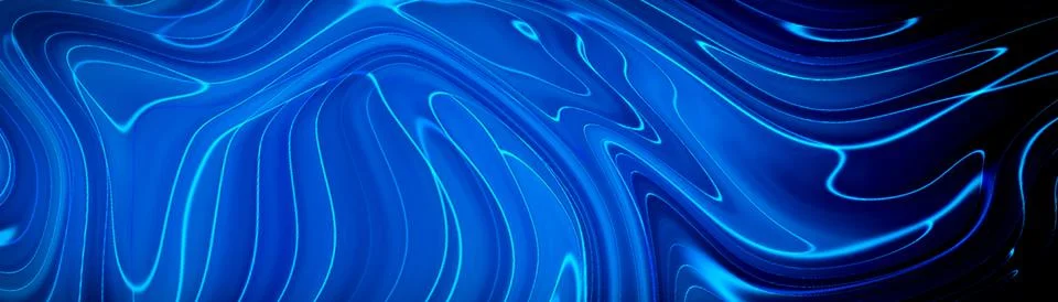 Marbled blue abstract background. Liquid marble pattern. Stock Illustration