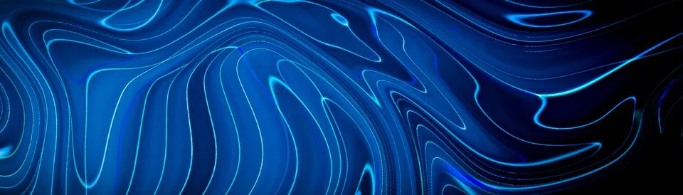 Marbled blue abstract background. Liquid marble pattern. Stock Illustration