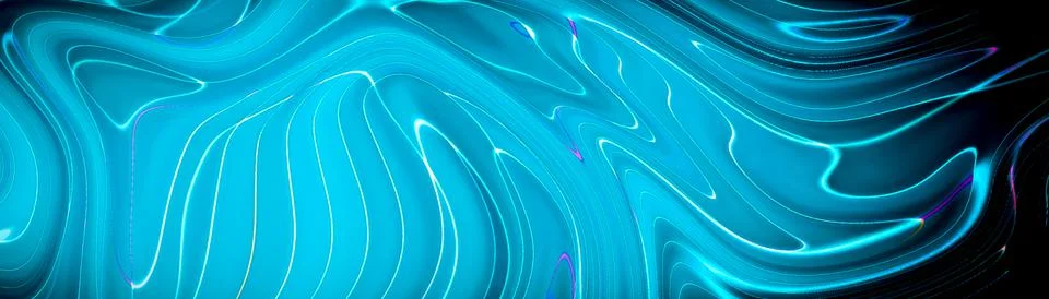 Marbled blue abstract background. Liquid marble pattern. Stock Illustration