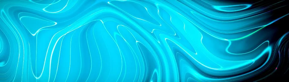 Marbled blue abstract background. Liquid marble pattern. Stock Illustration