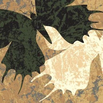 Marbled butterflies Illustrazione stock