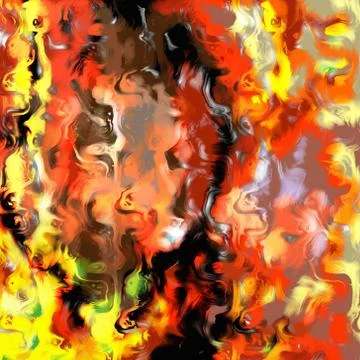 Marbled Fire Abstract Stock-Illustration