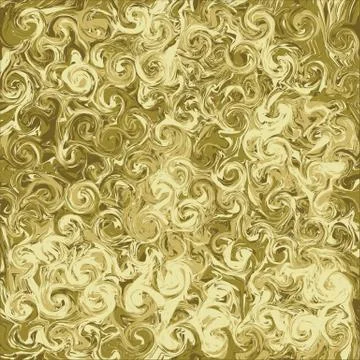 Marbled gold abstract background. Liquid marble pattern. Stock Illustration