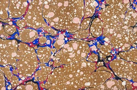 Marbled Paper Background Stock Photos