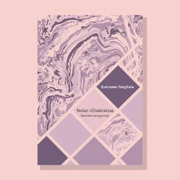 Marbled pastel abstract background. Liquid marble pattern. Vector fluid texture Illustrazione stock