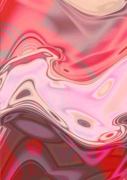 Marbled pink abstract background liquid marble pattern. Stock Illustration