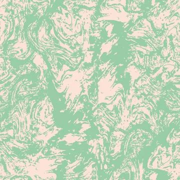 Marbled texture seamless vector pattern in mint Stock Illustration