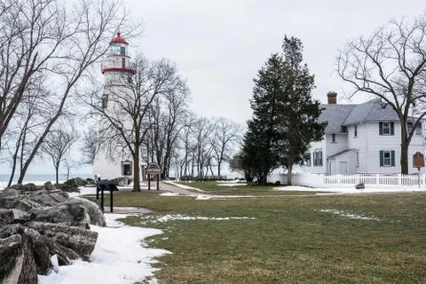 Marblehead lighthouse Stock Photos