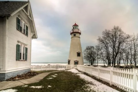 Marblehead lighthouse Foto stock