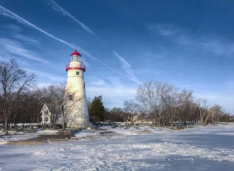 Marblehead lighthouse Stock Photos